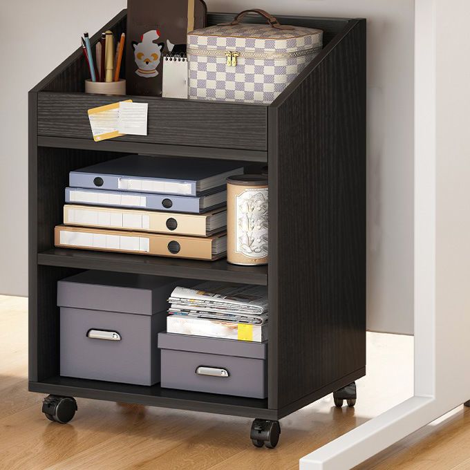 Contemporary Style Bookshelf Engineered Wood Bookcase for Office and Study Room