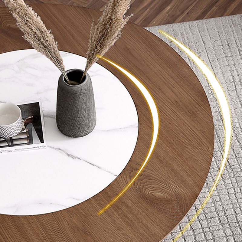 Round Dining Table Set 1/4/5/7 Pcs Solid Wood Dining Table and Chairs