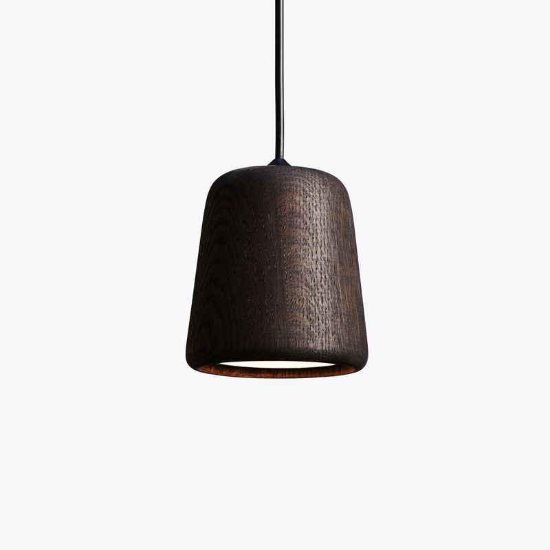 Tapered Dining Room Pendulum Lamp Wooden 1 Bulb Nordic Style Pendant Lighting Fixture