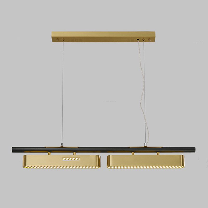 Estilo moderno lineal colgante de metal ligero liviano