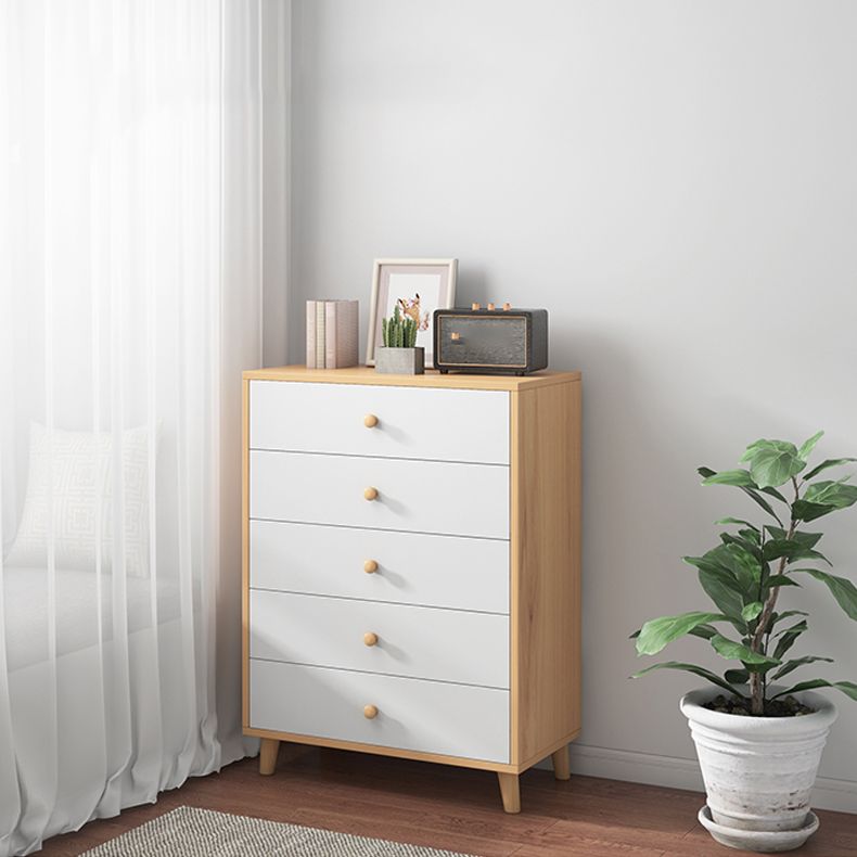 Modern & Contemporary Accent Chest with Drawers and Straight Legs