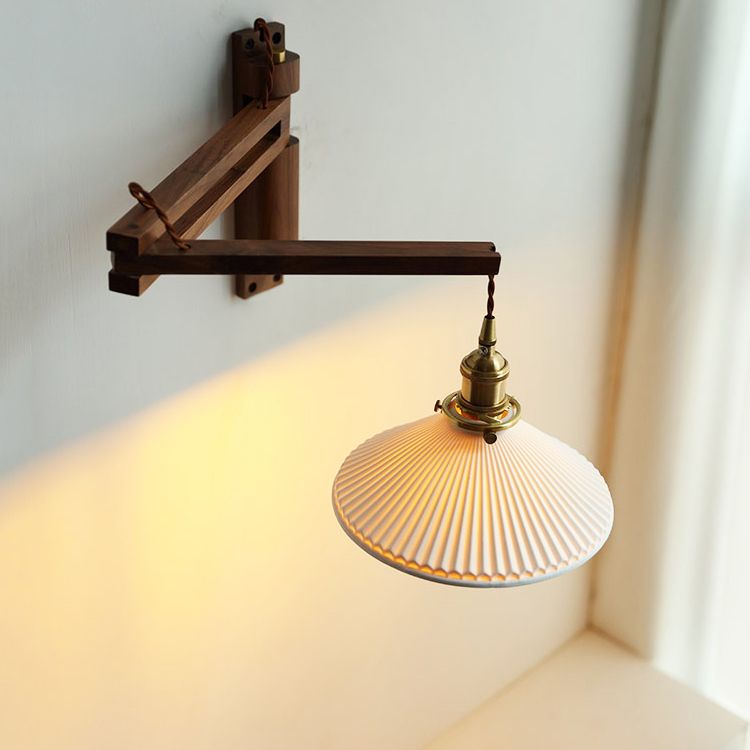 Modern Wood Wall Sconce Bedroom Study Room Lighting Bar Indoor Light