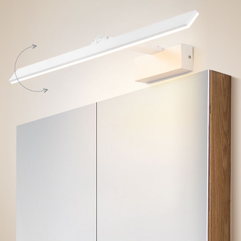 Modern Minimalist Style Ultra-thin Vanity Wall Light Fixtures Aluminum Wall Mounted Vanity Lights for Bathroom