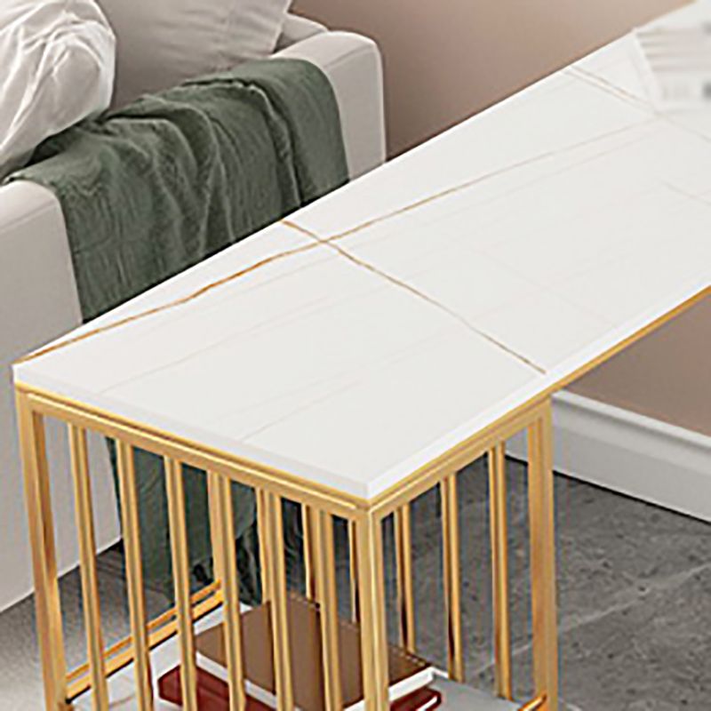 Tavolo da bar per pub in pietra rettangolo glam tavolo da pranzo a doppio piedistallo con 3 scaffali