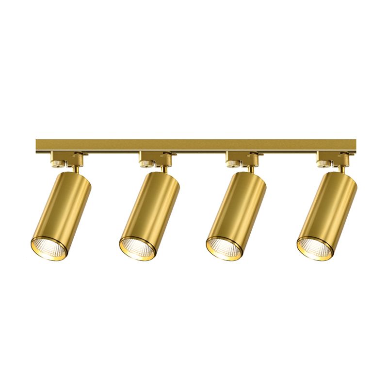 Plafonnier LED sur Rail de forme cylindrique, montage encastré en aluminium, Style Simple et moderne, pour magasin de vêtements