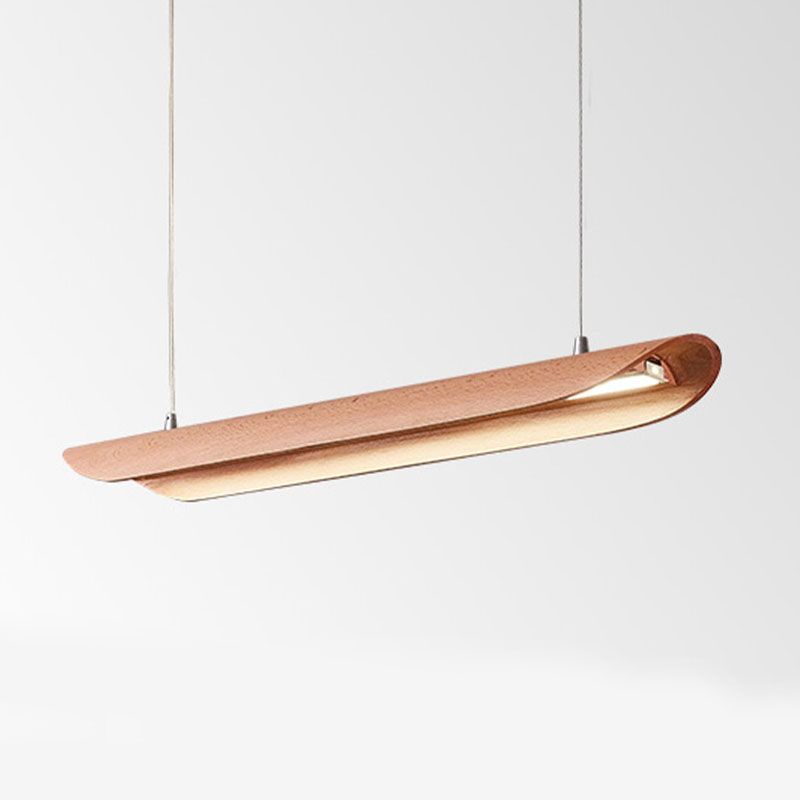 Ashwood Bar Shaped Island Lamp Nordic LED Pendant Lighting Fixture for Dining Room