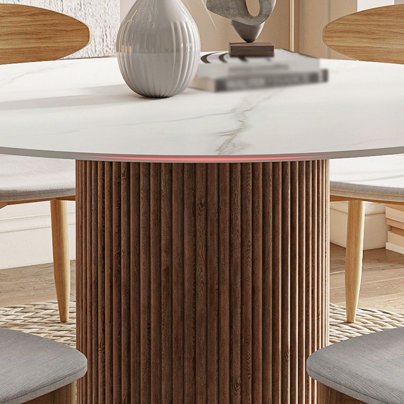 Modern Style 1/4/5/7 Pieces Dining Set Sintered Stone Dining Table Set for Kitchen