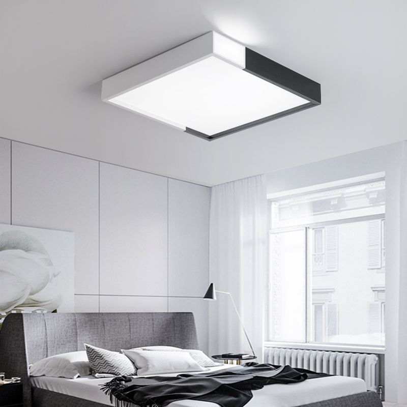 Contemporary Flush Mount Ceiling Lighting Fixture Geometry Shape LED Ceiling Light