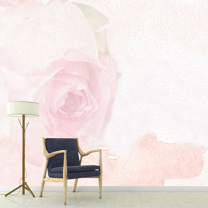 Plant Resistant Mural Wallpaper Environment Friendly Sleeping Room Wall Mural