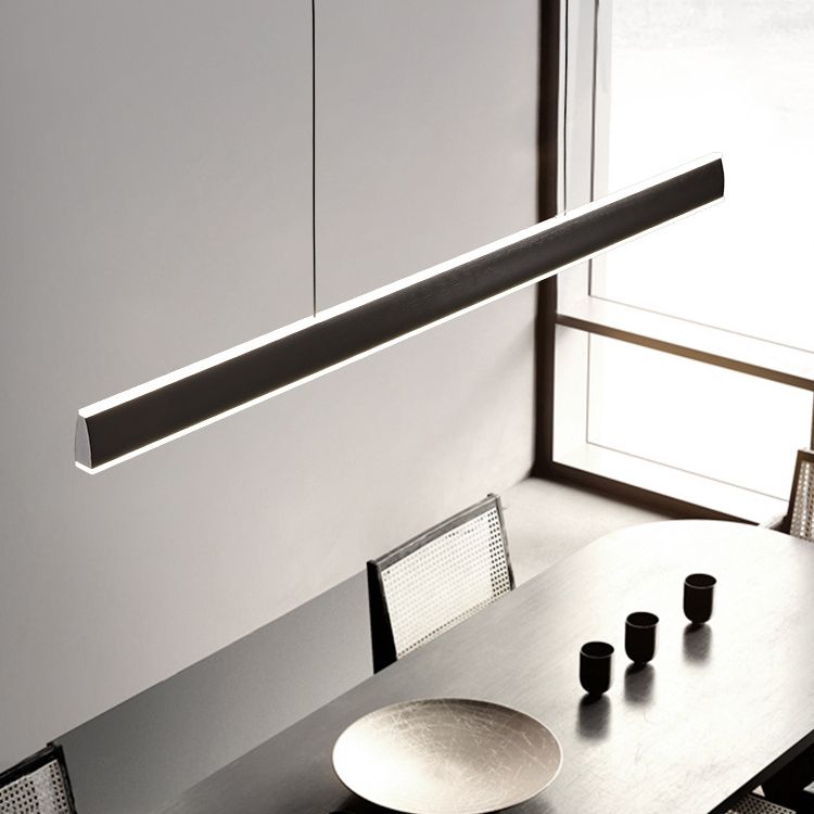 Rectangular Shape Island Pendant Modern Style Metal 2 Lights Island Lighting for Bedroom