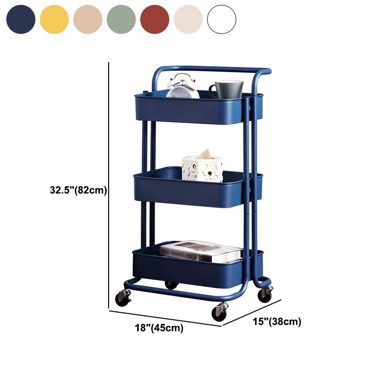 Stahl zeitgenössischer vertikaler Bücherregal mit Caster Wheels Bücherregal, 17,7 "L x 15" W x 32,3 "H