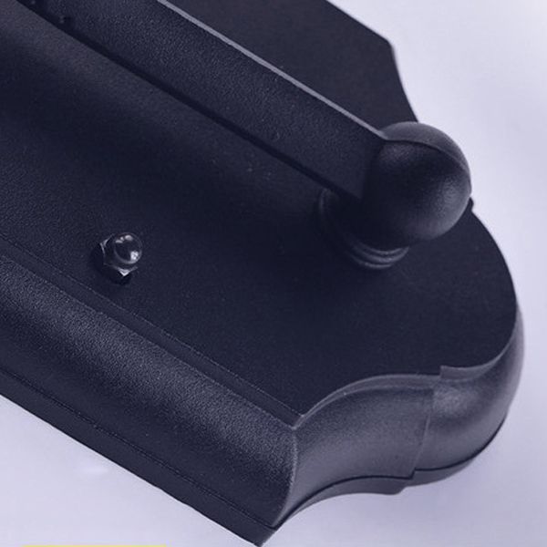 Iluminación de pared de sombra geométrica de vidrio estilo industrial de lámpara de pared de luz simple en negro