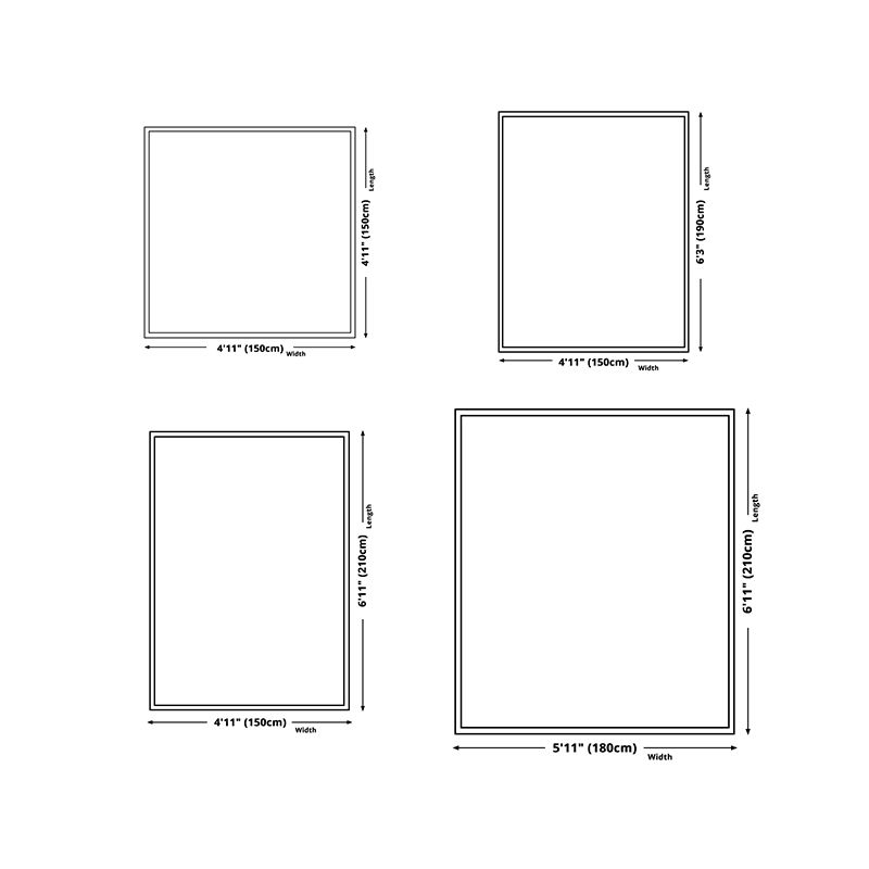 Geometric Pattern Rug Carpet Pet Friendly Stain Resistant Rug for Bedroom