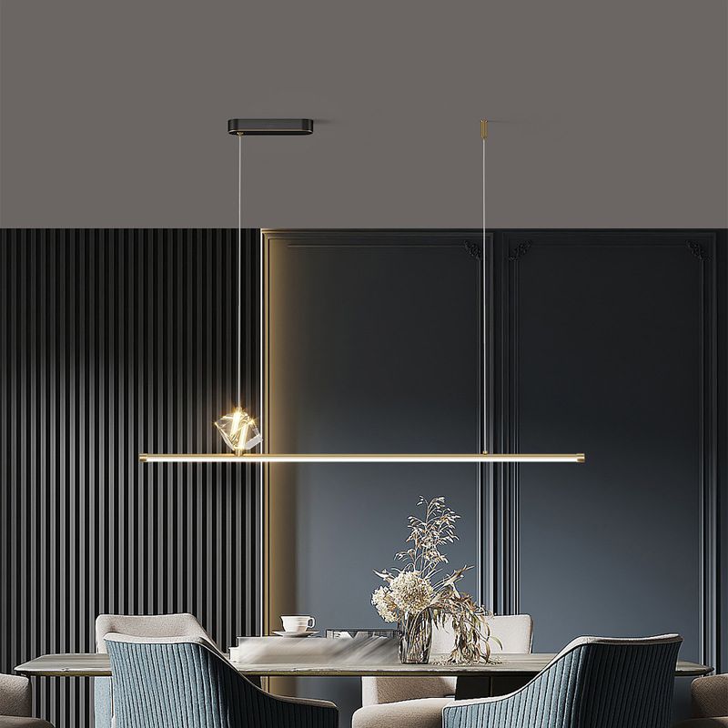 Creative Hanging Island Light Metal LED Hanging Lighting Fixture for Sitting Room