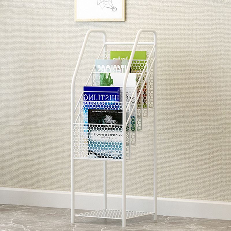 5-Shelf Metal Ladder Bücherregal zeitgenössisches Buchregal, 36,2 '' H x 12,2 '' W.