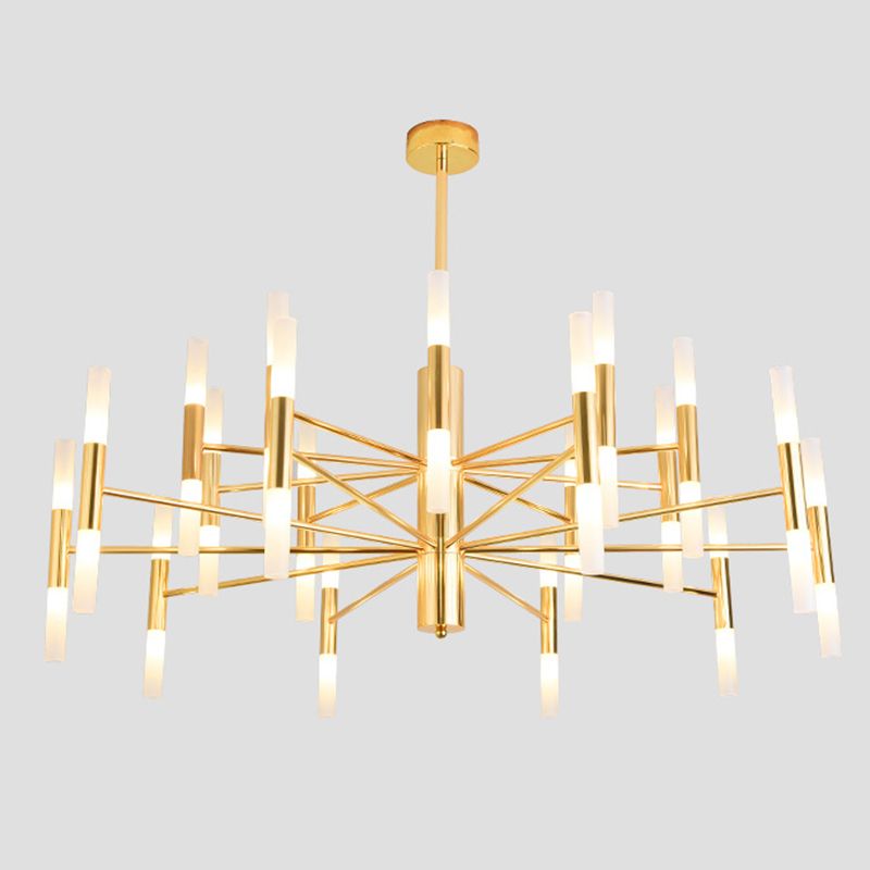 Accesorio de iluminación colgante sombreado de estilo contemporáneo de techo acrílico luz colgante