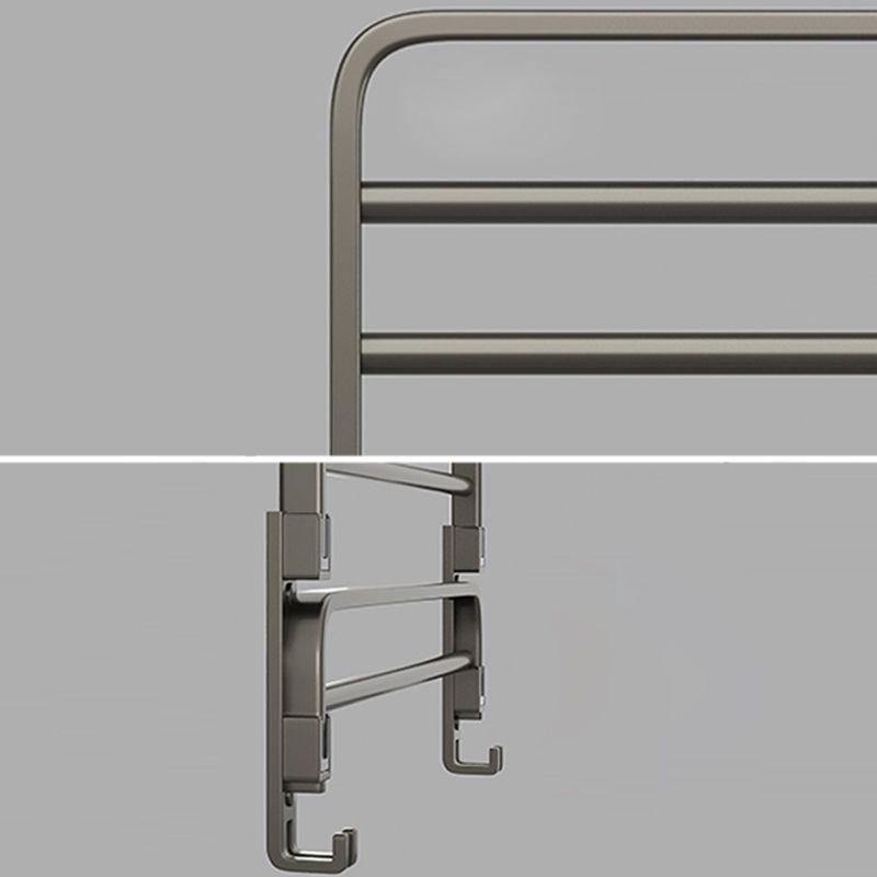 Modern Bath Hardware Set Grey Bath Shelf Paper Holder Bathroom Set