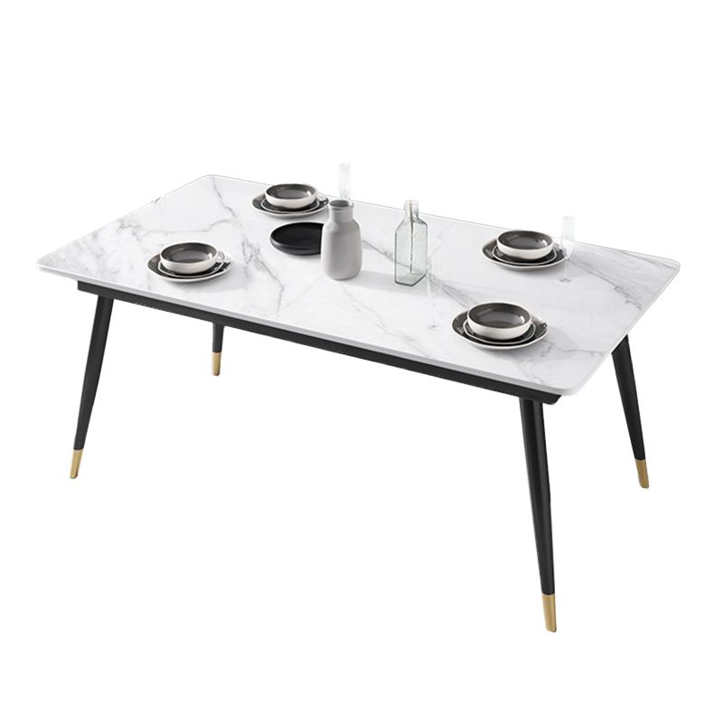 Glam 1/2/3/5/7 Pieces Dining Set Sintered Stone Dining Table Set for Home Use