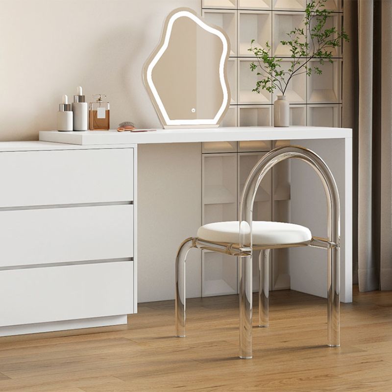 Modern Wooden Standing With Drawer White Bedroom Vanity Dressing Table