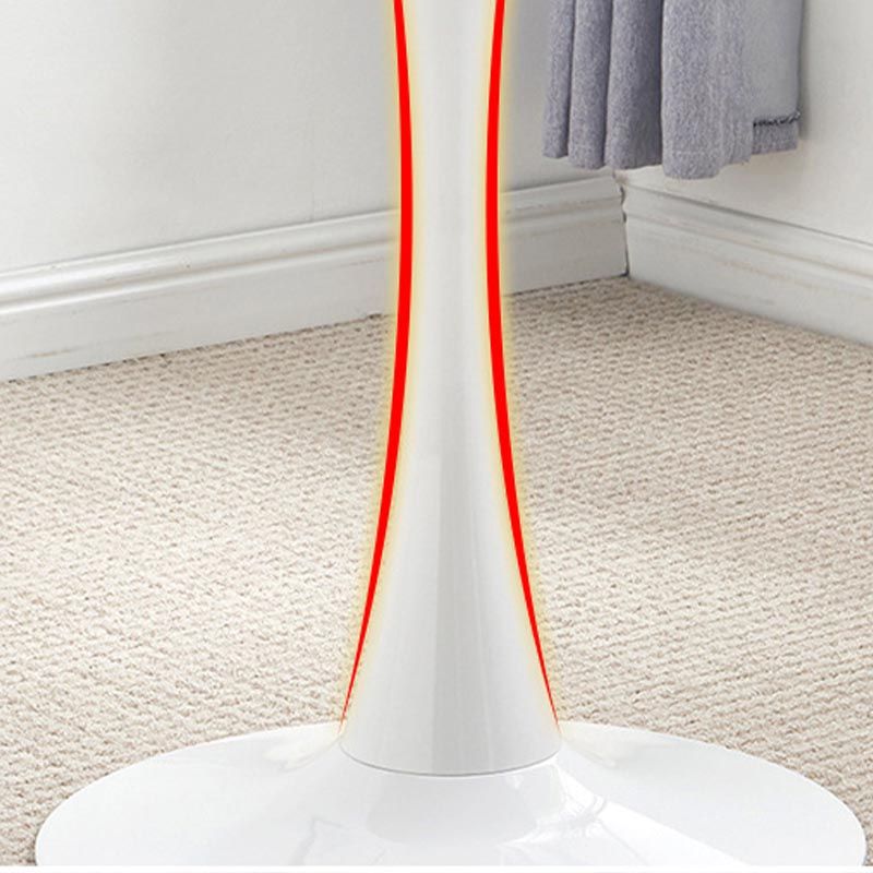 Modern Manufactured Wood Tulip Table Matte Finish Round Dining Table