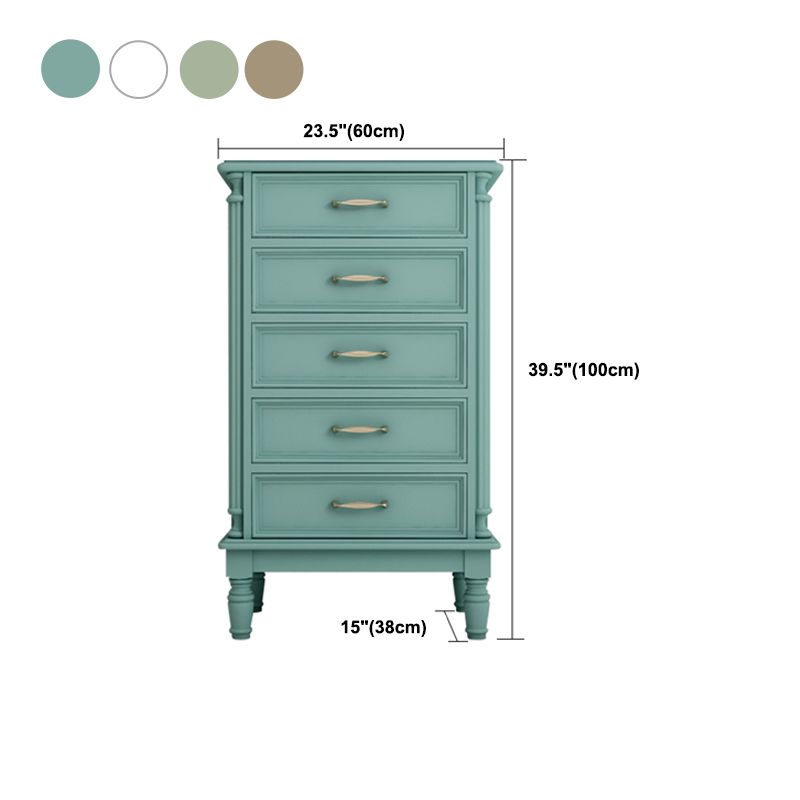 Wood Top Chest with Legs Vertical Dresser with Drawers for Bedroom