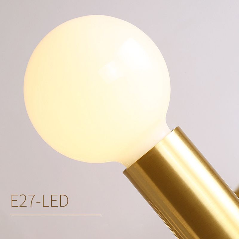 Lampade per lampadari radiali di semplicità moderna Lampade a sospensione in vetro per il ristorante