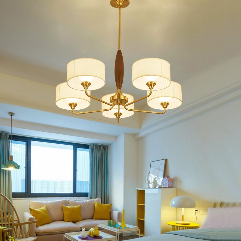 Tissu tambour lustre minimalisme minimalisme salon