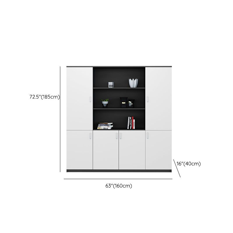 Industrial Cabinet Wood Adjustable Storage Shelves Filing Cabinet