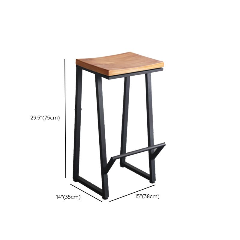 Modern Bar Table Set 1/6 Pieces Solid Wood Counter Height Set for Indoor