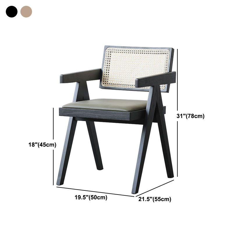 Modern Dining Room Dining Chairs Rubber Wood Dining Side Chairs