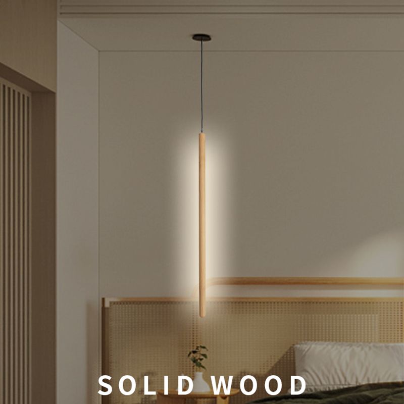 Minimalisme de chambre Minimalisme Light Lumière suspendue linéaire avec 1 lumière