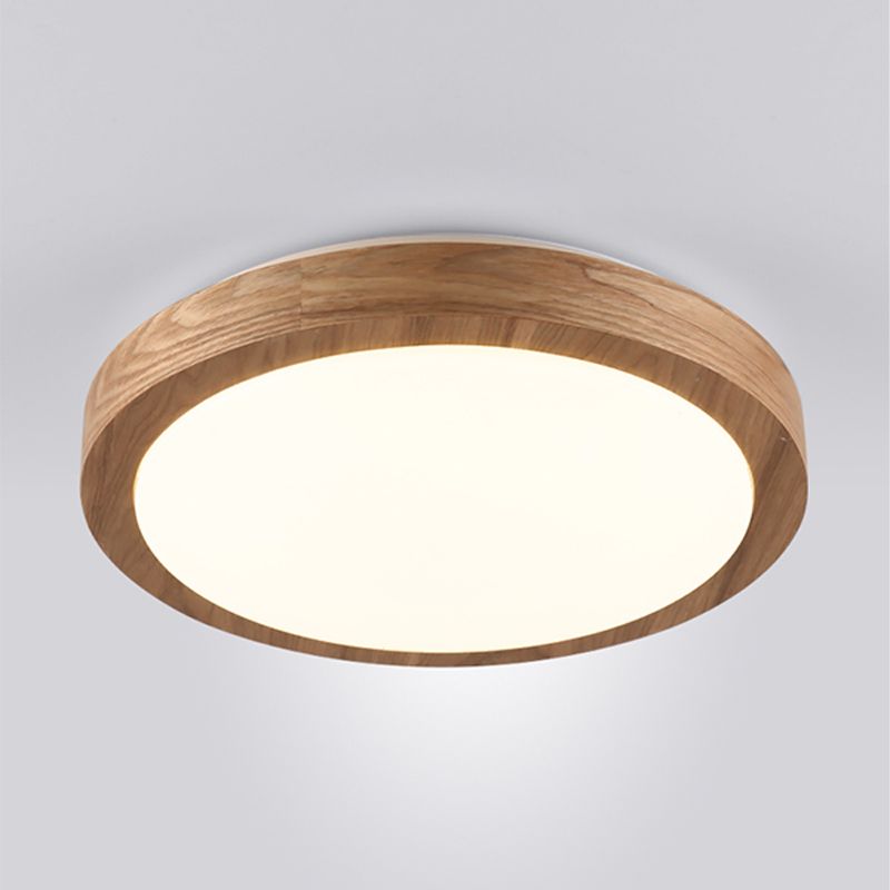 Luz de techo de montaje moderno de la luz de techo 1-Luz de montaje a ras de luz de techo con sombra acrílica