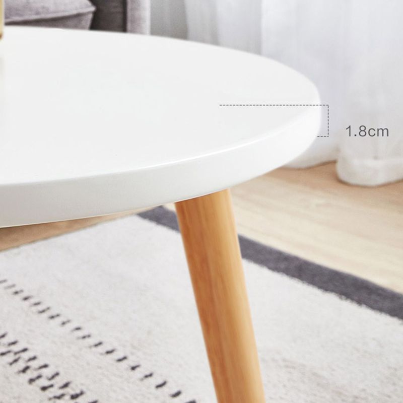 Contemporary Coffee Table Wooden Natural Coffee Cocktail Table