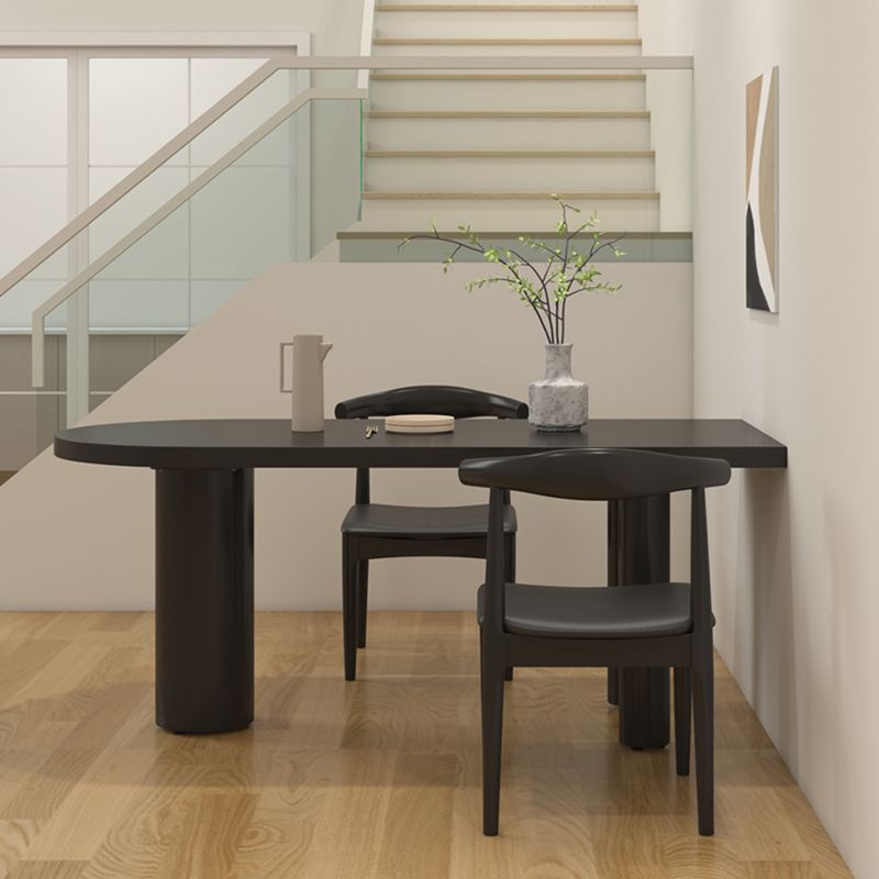 Free Form Solid Wood Table Simplicity 3 Legs Table for Dining Room