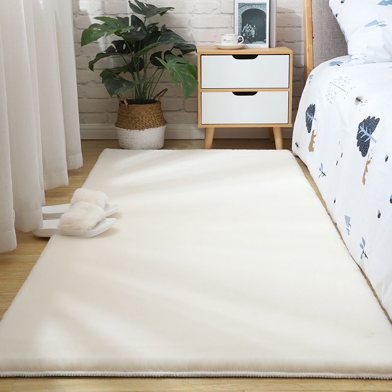 Apricot Casual Teppich Polyester Minderer Farbe Teppich Nicht-Rutsch-Backing Teppich für Wohnkultur