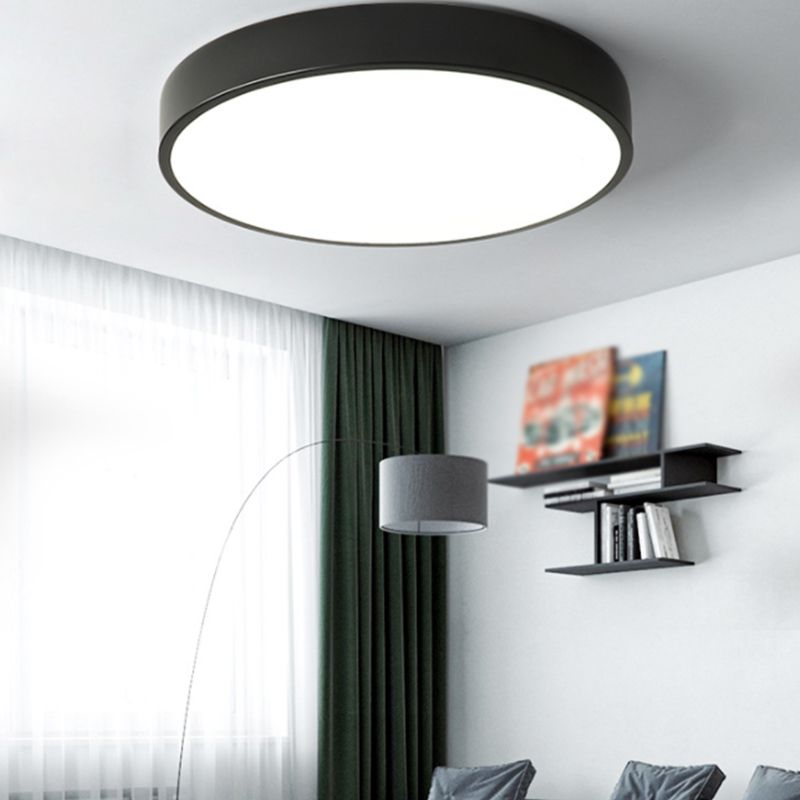 Plafonniers encastrés noirs, luminaire de plafond contemporain pour salon