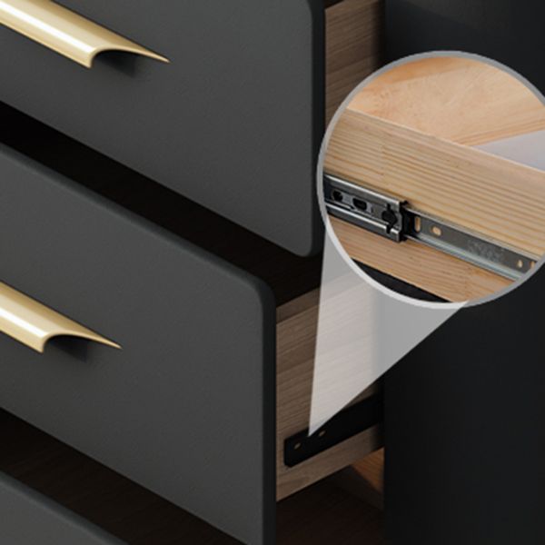 31.5"H Living Room Sideboard Cabinet Glam Buffet Server Cabinet with Wood Drawers