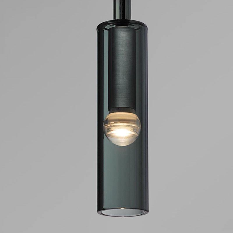 Modernism Wall Sconce Glass Wall Light Fixture in Black for Bedroom