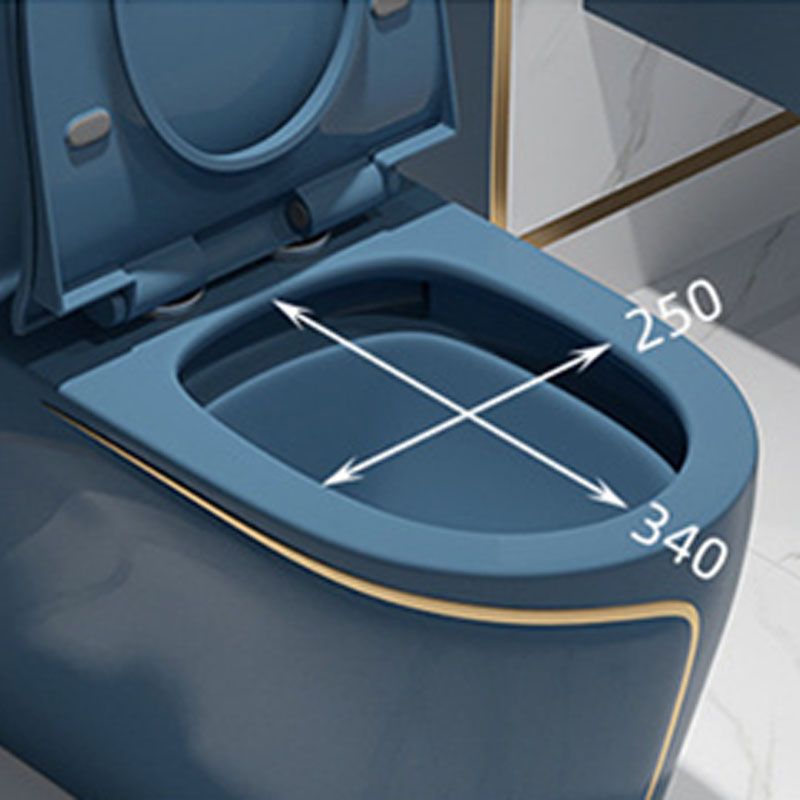 Water-saving Siphon Toilet Ceramic Elongated Dual Flush Household Toilet