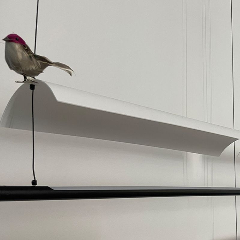 Modern Geometry Island Chandelier de 1 luces Restaurante LED LED LIGHTURES CON SHADE ACRYLIC