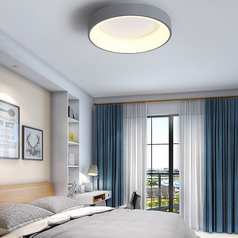 Circular Flush Mount Ceiling Lights Modern Acrylic Flush Light