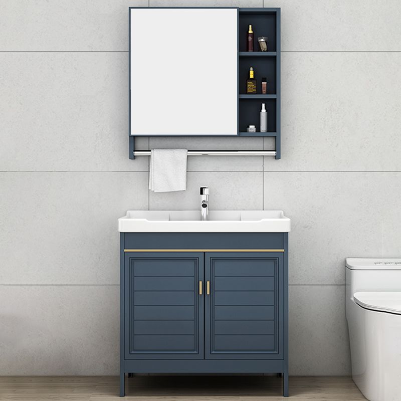 Modern Bathroom Vanity Freestanding 2 Doors Bathroom Vanity Set with Sink