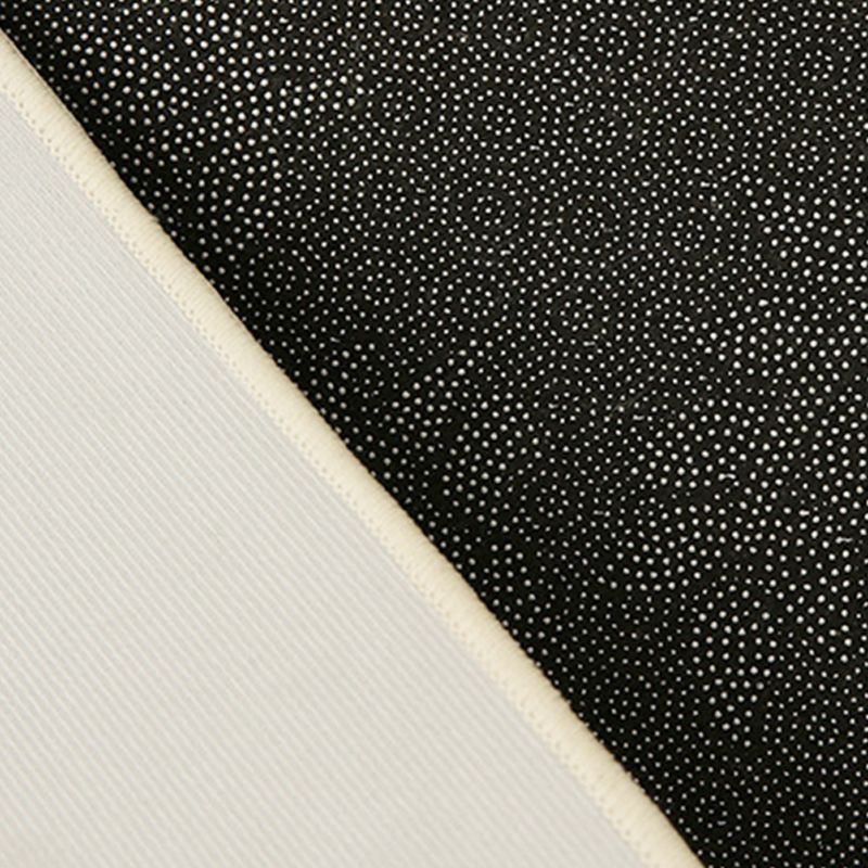 Light Beige Modern Rug Polyester Color Block Rug Stain Resistant Rug for Living Room
