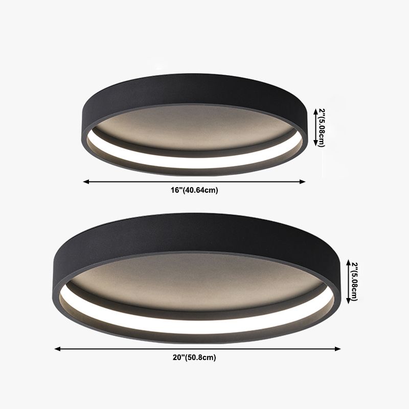 Moderne ronde inbouwplafondlamp Inbouwverlichting Metalen inbouwverlichting voor slaapkamer