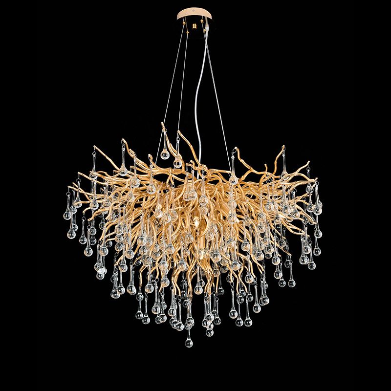 Lampada di fuochi d'artificio ultra-moderna lampada a sospensione metallica Light per il ristorante