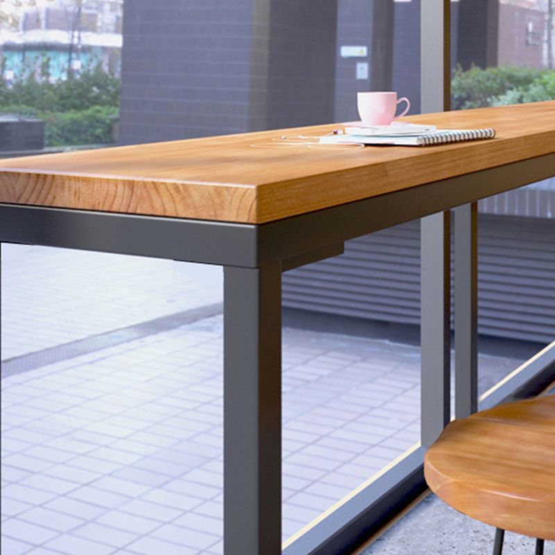 Armless Dining Stools Modern Bar Stools with Black Metal Base