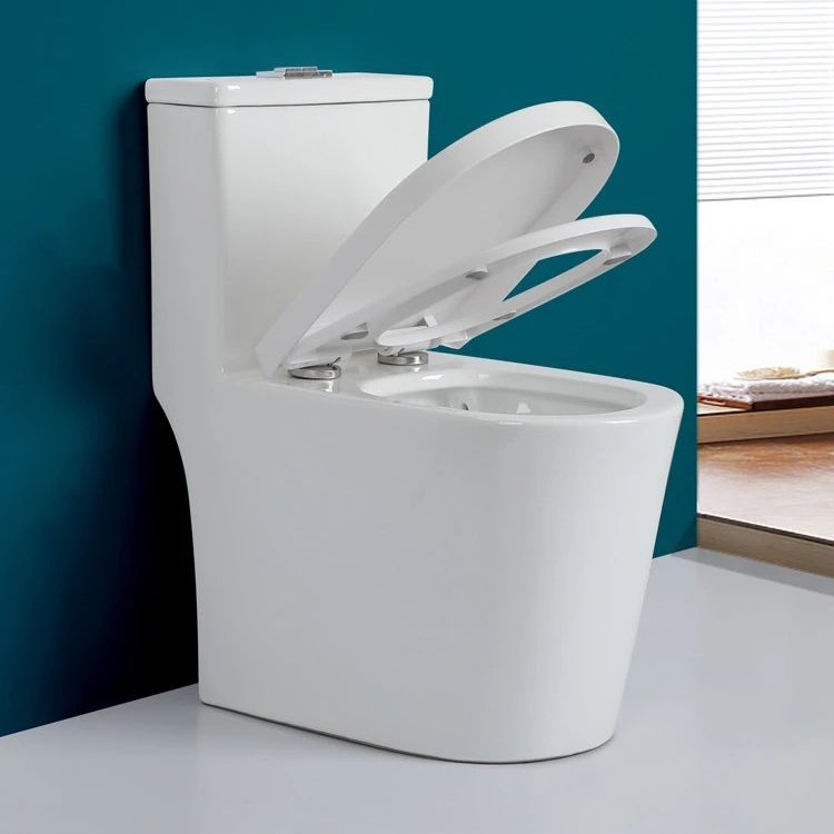 Modern All-In-One Toilet Bowl Floor Mounted Siphon Jet ABS Urine Toilet
