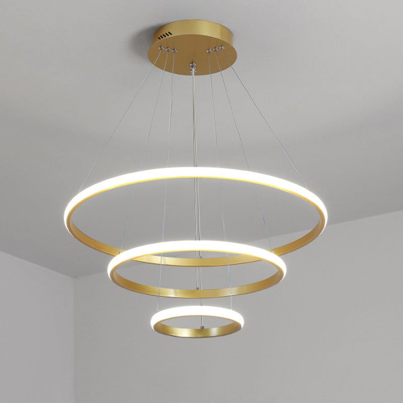 Simple Nordic Modern Caractéristique Style LED Hanging Chandelier Light for Dining Room