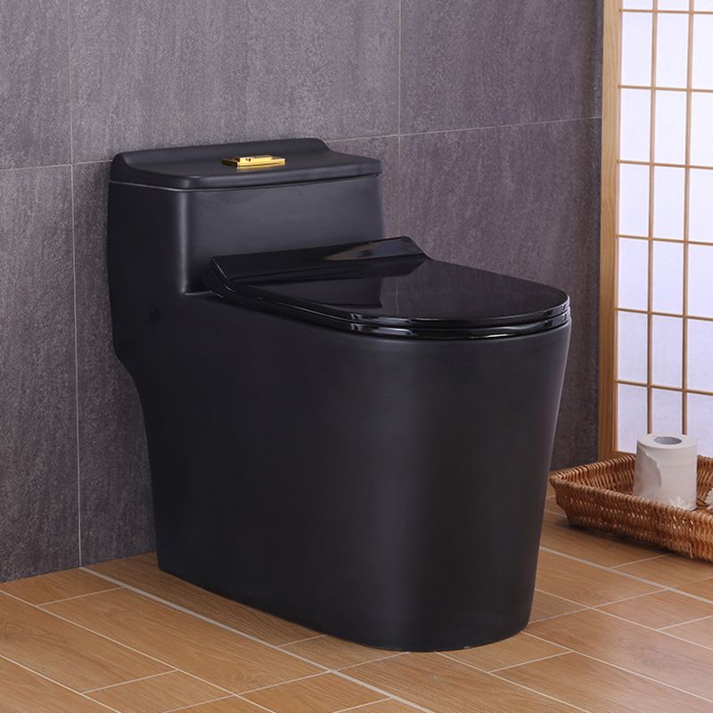 Traditional All-In-One Toilet Bowl Floor Mounted Urine Toilet with Seat for Bathroom