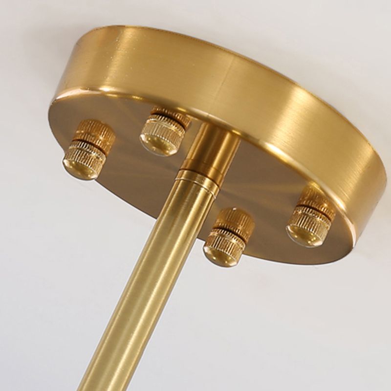 Estilo contemporáneo Geometría Candeliers Candeliers de vidrio Luces colgantes de colgantes en oro